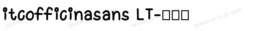itcofficinasans LT字体转换